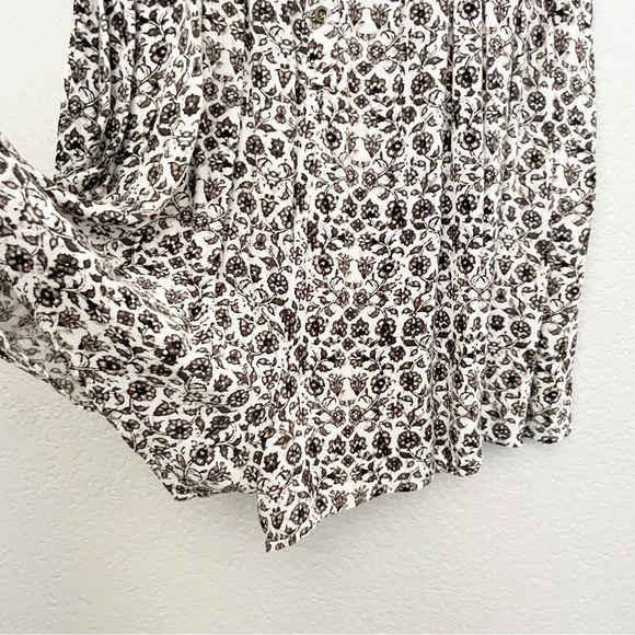 SADIE & SAGE Romper White Black Floral Small - Picture 4 of 6